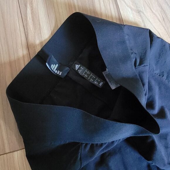 Adidas WND Wind Sporty Tech Mid Rise Tights in Black - Picture 9 of 16